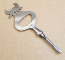 Bottle Opener "Cow" stainless steel approx. 80x45 mm