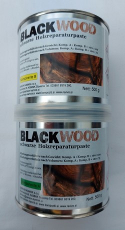 Blackwood Holzreparaturpaste schwarz